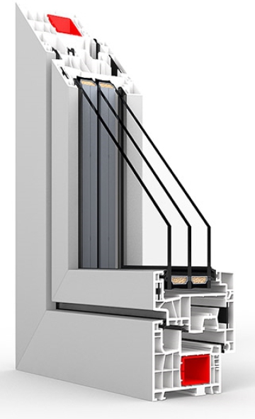 Aluplast Fenster, Neo Fenster, Flächenbündiges Fenster, Moderne Fenster, Fenster Neubau, Neo MD FS, Neo MD Fenster, Neo Fenster,